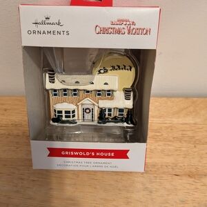 Hallmark Christmas Vacation Griswold's House Ornament - Cream and Brown